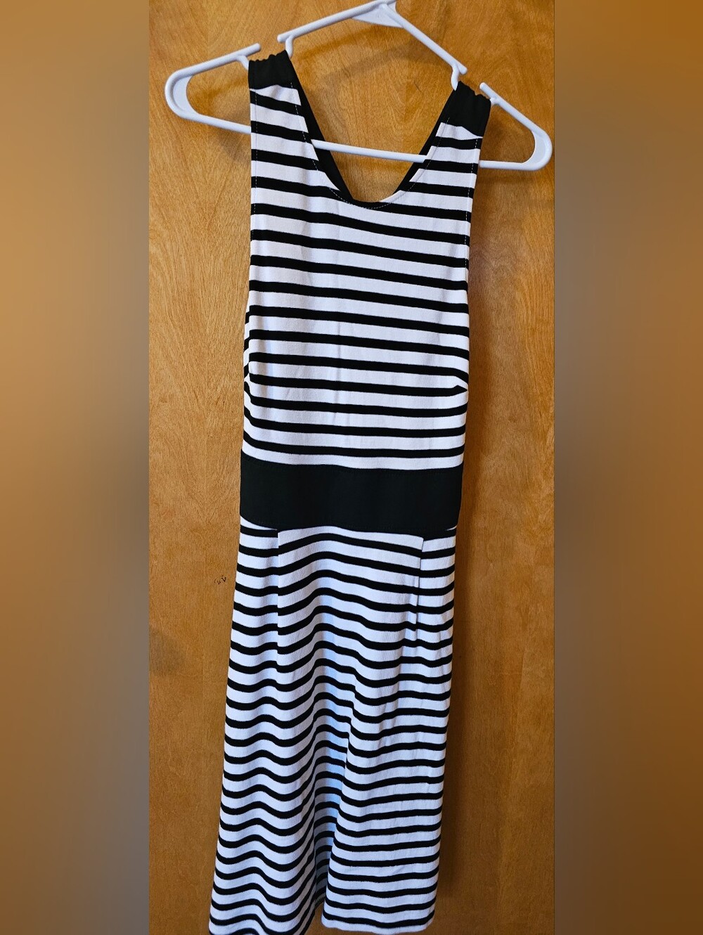 Banana Republic   Black & White Striped Sleeveless Women’s Dress Size 4
